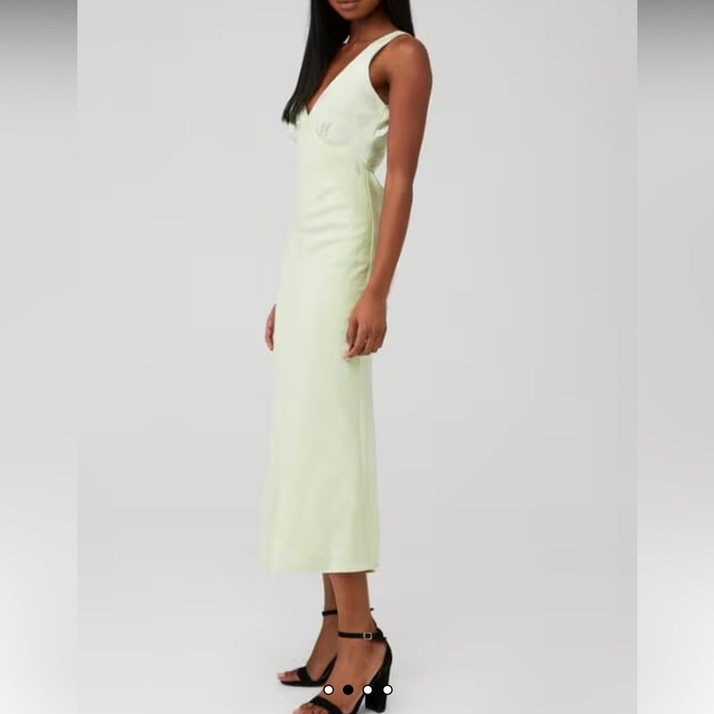Peppermayo Loren dress in Light Green Sage shimmer - size 2 - Picture 4 of 17
